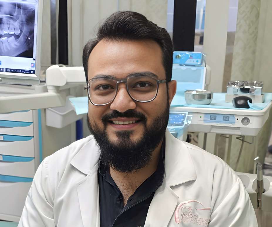 Dr Talha the Best Dentist in Al Rigga Deira near you for Teeth filling Whitening Hollywood Smile Veneers Invisalign